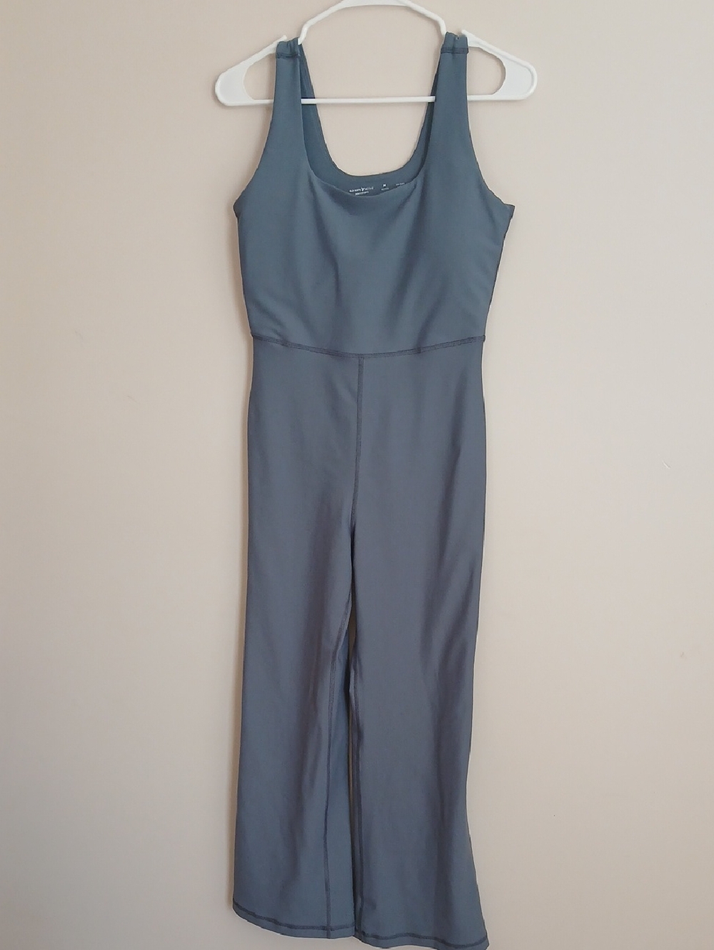 Old Navy Slate Gray Sleeveless Wide-Leg Jumpsuit